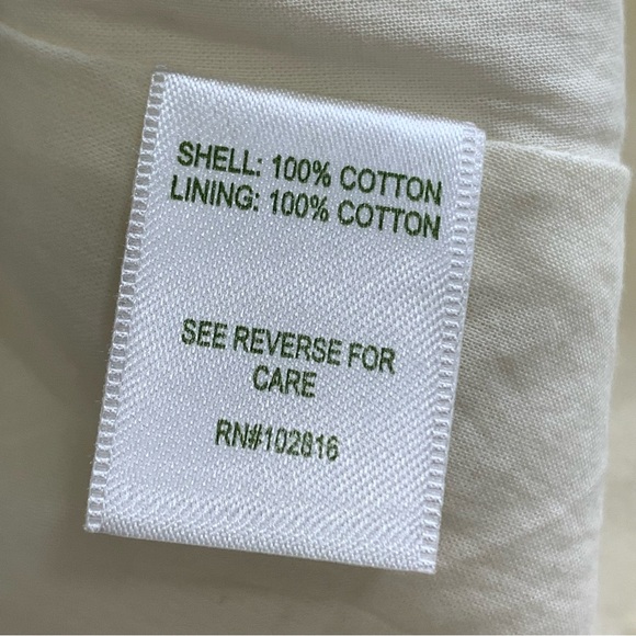 Garnet Hill A-Line Polka Dot Sleeveless Dress w/Tie Belt in Cream Size 6 - Picture 13 of 13